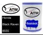 Preview: Honda, Black Raven, 8555: 500ml Lackdose, von ATW Autoteile West.